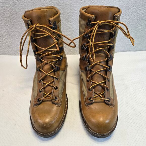 Danner Sierra x Cabelas Boots Mens 10 Leather Canvas Hunting Tan Vibram Sole USA main image 10